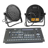 Kit 4 Par Led Slim 60 Led 3w Rgbwa Onelight + Mesa Dmx Pilot