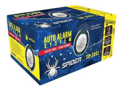 Alarma Para Auto Universal Spider Nuevo 2021 Sr-3001