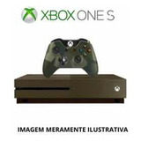 Microsoft Xbox One S 1 Tb Edição Limitada Verde Militar + 2 Controles