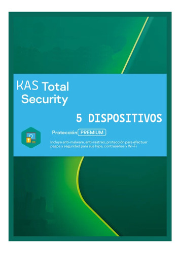 Kts-5pc Para Kaspersky Total Security Multidispositivos