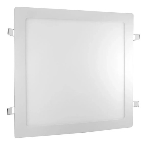 Painel Plafon Embutir Led Slim 20x20 18w Quadrado Cor Branco Cor Da Luz 6000k Branco Frio 110v/220v