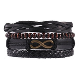 Pulsera Hombre Cuero 4 En 1  Cuero Pulseras (ee) Infinity