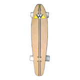 Longboard Skate Awa 990 Guatambú Laminado Street Carving