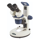 Microscopio Estereoscopico (avanzado) Ve-s3, !! Color Blanco Con Azul