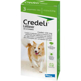 Credeli 450mg Antipulgas Carrapatos Cães 11 A 22kg 3 Comp.