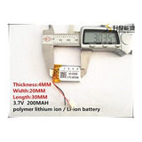 Bateria 402030 +3 7v 200mah Everest 300 - Jyzm  Mp3 Mp4