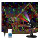 Proyector De Luces Laser Rgb De 3 Colores Para Navidad, Jard