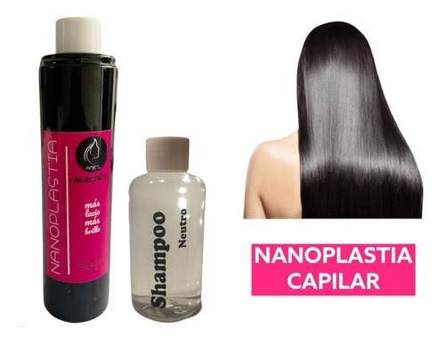 Nanoplastia Alaciado Capilar Efecto Espejo, Shampoo Limpieza