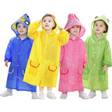 Poncho Impermeable Capa Lluvia Niño Colegio Kinder Escuela .