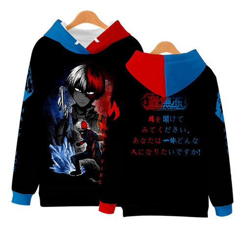 Sudaderas De Moda Anime Mi Hero Academia Pareja Sudadera Con