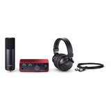 Interfaz Focusrite Scarlett Solo Studio 4g Set De Grabacion