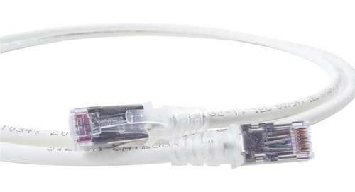 Patch Cord Cat 6a 100% Cobre 10 Gigabit Blindado X 2 Metro