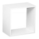 Nicho Decorativo 50x50x20 Cm Branco Em Mdf