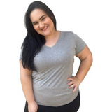 Blusa Evangélica Plus Size Camiseta Basica Viscolycra 2020