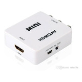 Mini Adaptador Convertidor Hdmi A Rca (av) Audio Video 