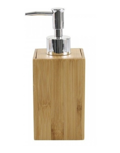 Dispenser Jabon Liquido Bamboo Cuadrado