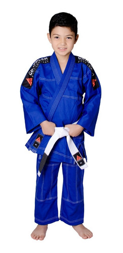 Kimono Infantil Judo Jiu Jitsu Reforçado Com Duas Faixas!!!