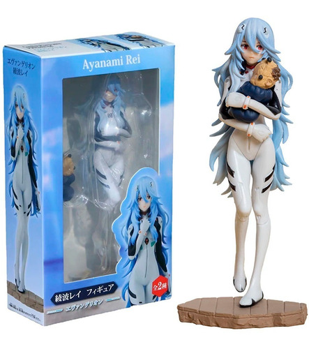 Figura Evangelion Ayanami Rei 14cms Con Caja