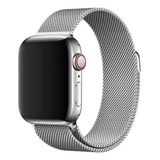 Correa Acero Compatible Con Apple Watch 7 Se 6 5 4 3,42-44mm