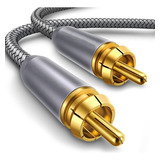 Cable Coaxial De Audio Rca A Rca Macho A Macho Od 6.0 Premiu