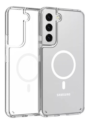 Funda Transparente Color Para Samsung Galaxy Magsafe S22 S23