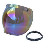 Lente De Casco Con Cara Abierta, Soporte Para Casco, Visera,