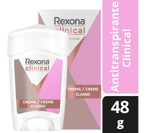 Rexona Clinical Mujer Classic Rosa X 48gr Magistral Lacroze