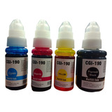 Kit Tintas Gi-190 Alternativa -135ml Negra Pig, 70ml Colores