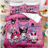 Funda De Edredón Para Cama Doble Del 15 Aniversario Kuromi