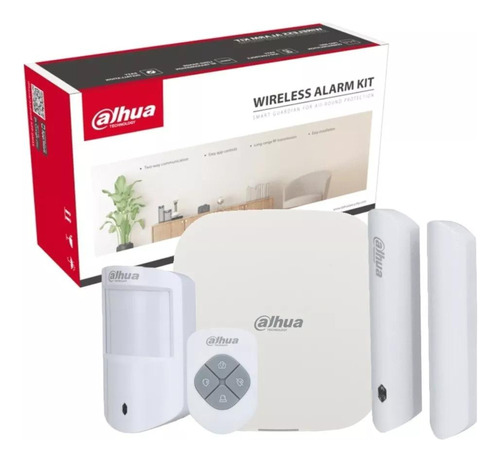 Kit Alarma Inalámbrico Dahua Wifi-ethernet Y Monitoreo App