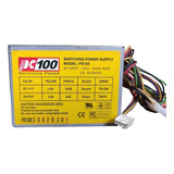 Mini Fonte Atx Power Supply Pc100 Ide 240v Model Ps100