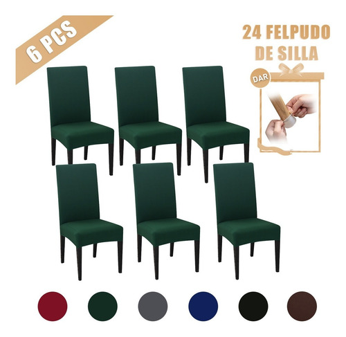 6 Funda Para Sillas Comedor Funda Elastica Para Silla 