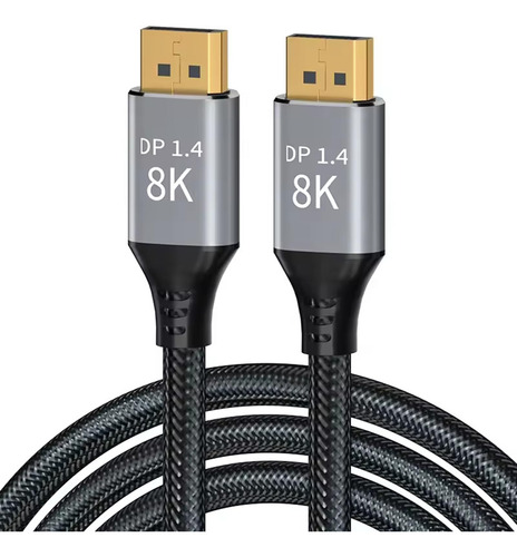 Cable Displayport 1.4 8k 2160p-144hz 5mt Cabledeconn