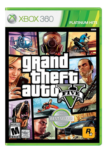 Juego Gta V Xbox 360 Rockstar Games Físico Original