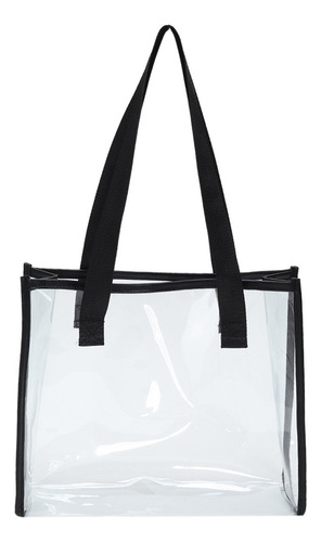 Bolsa De Playa Transparente De Gran Capacidad Para Mujer, Pv