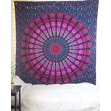 Colcha Indiana Casal Manta Boho Mandala Cortina Cangao Queen