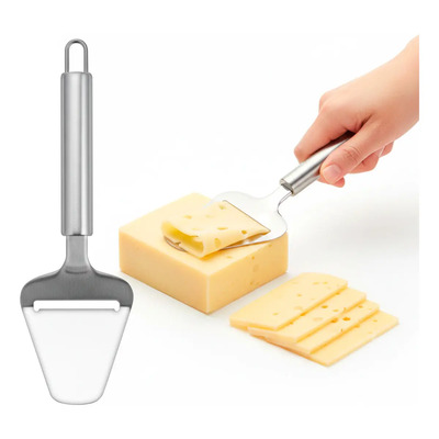 Espátula Para Rebanar O Cortar Queso Slim Company Acero Inoxidable Grado Alimenticio Mango Ergonómico Y Antideslizante Corte Uniforme Y Preciso En Rebanadas 23.5 cm | MercadoLibre