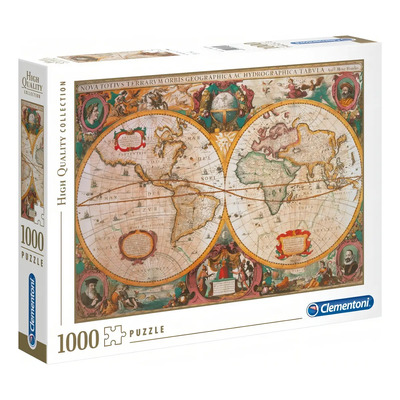 Rompecabezas Mapa Antiguo 1000 Pz Clementoni Italia Clasico | Envío gratis