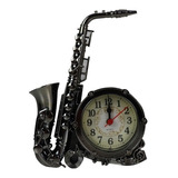 Relógio Despertador Decoração Saxofone Moderno