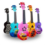 Ukelele Soprano Diseño Mahalo + Funda + Pua + Envio Gratis