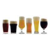  Vasos Cerveceros Surtidos Cerveza Paquete 6 Piezas Kb-007