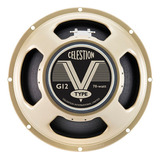 Bocina Guitarra Celestion V-type 12puLG, 70w, 16 Ohms Color Crema