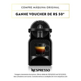 Nespresso Inissia Preta, Cafeteira 110v D40 Cor Preto