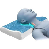 Almohada De Gel Ortopédica Memory Pillow Refrescante+funda