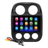 Estéreo Android Carplay Jeep Compass 10-16 Gps Wifi Y Camara