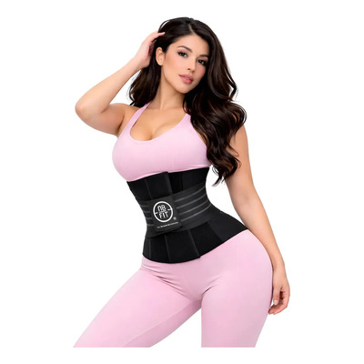 Faja Reductora Nb Fit Alta Compresión 30 Cm Control Abdomen Color Negro Talla EG (XL) | Envío gratis