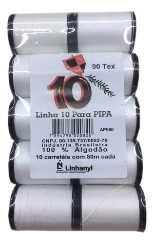 Linha 10 Para Pipa - 10 Carretéis