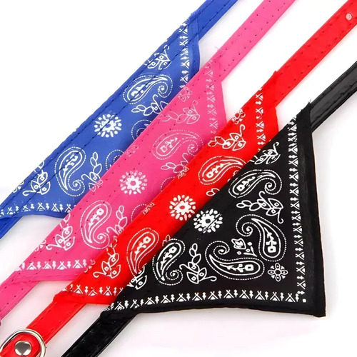 Collar Con Pañuelo Perro Mascotas Talle Pequeño Mini Bandana