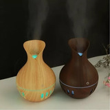 Humidificador Pebetero Diseño Madera Difusor De Aromas