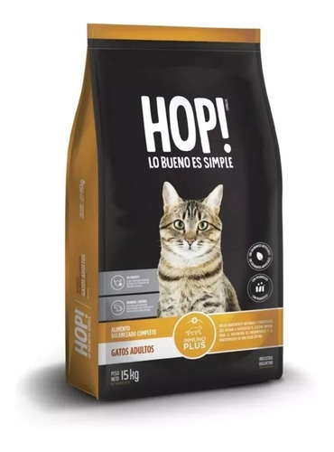 Hop! Cat Adult Safety Pack X 24 Kg Mascota Food